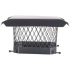 Alternate image 1 for HY-C (#SC99) Shelter Bolt On Single Flue Steel Chimney Cover, 9" x 9"