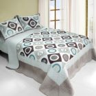 Alternate image 0 for Blancho Bedding Mistery Circle  3PC Cotton Vermicelli-Quilted Printed Quilt Set (Full/Queen Size)