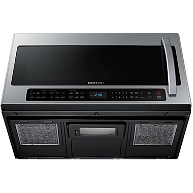 Samsung 2.1 Cu. Ft. Stainless Over-the-Range Microwave. View a larger version of this product image.