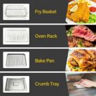 Alternate image 3 for Kitcheniva Countertop Convection Toaster Air Fryer Oven Combo Stainless Steel 7-in-1 19QT