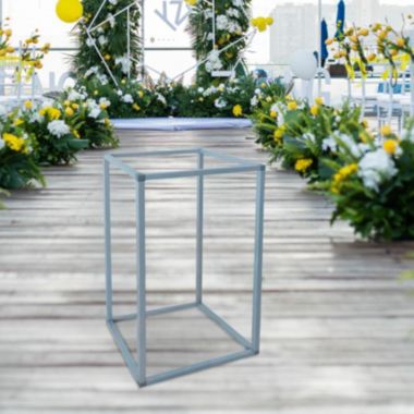 Kitcheniva Wedding Flower Display Frame Square Arch Metal Stand 11 Pcs. View a larger version of this product image.