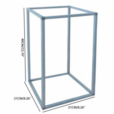 Kitcheniva Wedding Flower Display Frame Square Arch Metal Stand 11 Pcs. View a larger version of this product image.