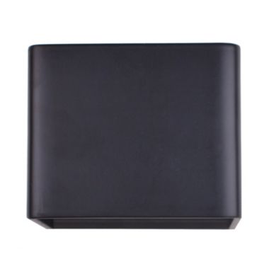 Canyon Home 4" LED Square Black Wall Sconce Lamp 2pcs Pack. View a larger version of this product image.
