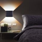 Alternate image 3 for Canyon Home 4" LED Square Black Wall Sconce Lamp 2pcs Pack