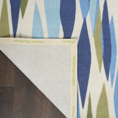 Waverly Sun N Shade SND01 Seaglass Indoor/Outdoor Area Rug 5'3" x 7'5". View a larger version of this product image.