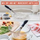 Alternate image 3 for Chef Pomodoro Kitchen Whisk 3-piece Set, Stainless Steel Wire