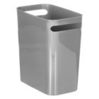 Alternate image 0 for mDesign Slim Plastic Trash Can Garbage Wastebasket, 12" High