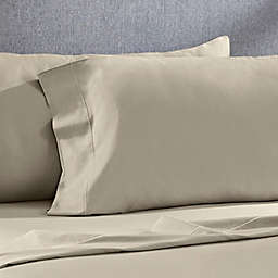 Perthshire Platinum Concepts 1200 Thread Count Solid Sateen Sheet - 4 Piece Set - King, Taupe