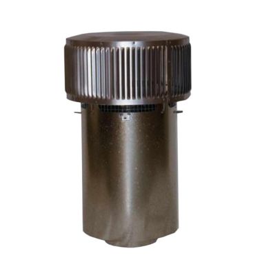 8'' Superior Round Chimney Cap with Louvered Screen and Slip Connector. View a larger version of this product image.