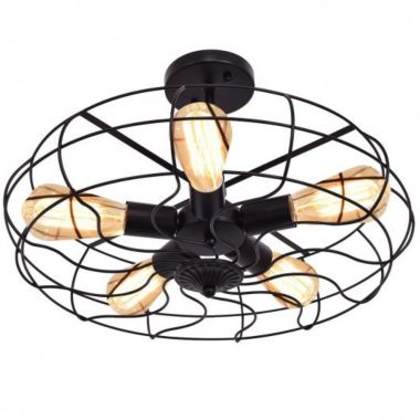 Hooya Imp.& Exp.  5-Light Vintage Metal Hanging Ceiling Light. View a larger version of this product image.