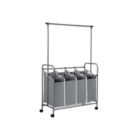 Alternate image 0 for BreeBe Hanging Bar Laundry Cart