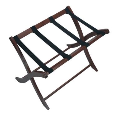 Scarlett Luggage Rack, Walnut. View a larger version of this product image.
