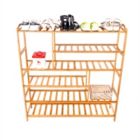 Alternate image 0 for Inq Boutique 6-layer Portable Bamboo Splint Multi-function Shoe Rack Wood Color RT