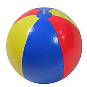 Swim Central 46-Inch Red and Yellow Inflatable Classic Beach Ball Swimming Pool Toy