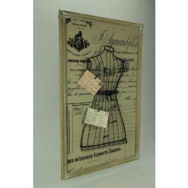 VIP Home and Garden Vintage Dress Form Wood Wall Art Sculpture. View a larger version of this product image.