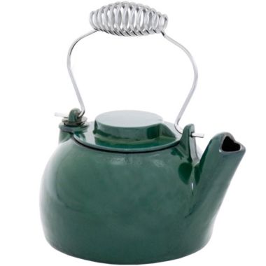 Minuteman 2.5 Qt Green Cast Iron Kettle. View a larger version of this product image.