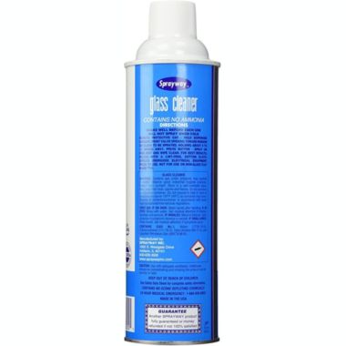 Sprayway (#SW050R) Glass Cleaner Aerosol Spray, 19 oz (Packaging May Vary) Qty 1. View a larger version of this product image.