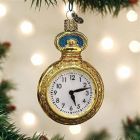 Alternate image 1 for Old World Christmas Glass Blown Ornament,  Pocket Watch (#32423)