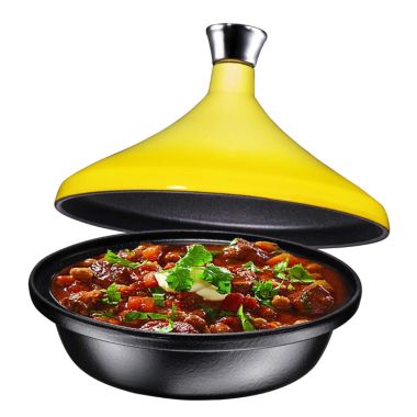 Bruntmor Cruset Tangine/All Clad Tagin For Tajine Dish All Clad 4-Quart Cooking Pot. Small Moroccan Tagine Le Creuset. Tagines Pots With Yellow Diffuser. View a larger version of this product image.