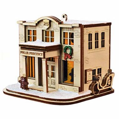 Old World Christmas 80032 Polar Precinct #25 Ornament. View a larger version of this product image.