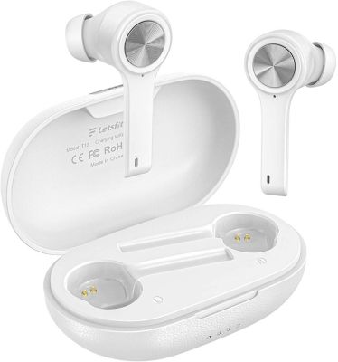 Letsfit Wireless Waterproof Earbuds - Touch Control TWS - T13 - White