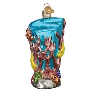 Old World Christmas Glass Blown Ornament, (#12597) Coral Reef, 4". View a larger version of this product image.
