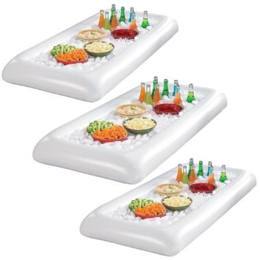 Stock Preferred Ice Buffet Cooler Serving Tray for Salad Bar & Drinks. View a larger version of this product image.