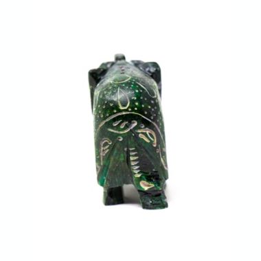 Global Crafts Handmade Elephant Soapstone Incense Holder with Stick Incense. View a larger version of this product image.