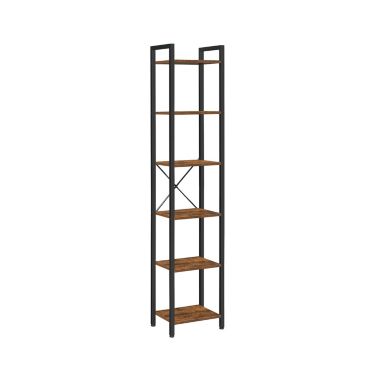 BreeBe Industrial Brown 6 Layers Storage Shelf Unit. View a larger version of this product image.
