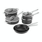 Alternate image 0 for ZWILLING Motion Nonstick Hard-Anodized 10-Piece Cookware Set in Grey, Dutch Oven, Fry pan, Saucepan