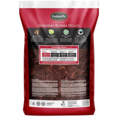 Rubberific International Mulch Rubberific, Redwood Rubber Mulch, .8cu ft. View a larger version of this product image.