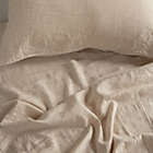 Alternate image 1 for 100% French Linen Pillowcase Set - Standard - Putty Heather   Bokser Home