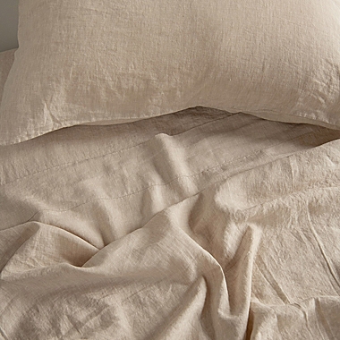 100% French Linen Pillowcase Set - Standard - Putty Heather   Bokser Home. View a larger version of this product image.