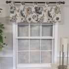 Alternate image 1 for RLF Home Ophelia Tab Valance All season Premium Quality Iris Blue 4" Tab 45W x 15L