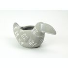 Alternate image 1 for Napco Imports Southwestern Style Gray Terracotta Toucan Planter Pot 4.75 Inches High