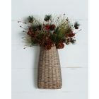 Alternate image 0 for Melrose Decorative Wall Basket (Set Of 6) 7"H Willow