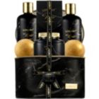 Alternate image 0 for Deluxe Noir Bath and Body Kit with 24 Karate Gold Bath Bombs - Relaxing Spa Bag