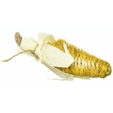 Ware Mnfg (#13043) Crisp-E-Corn Small Animal Corn Husk Chew Toy, Yellow, 10". View a larger version of this product image.