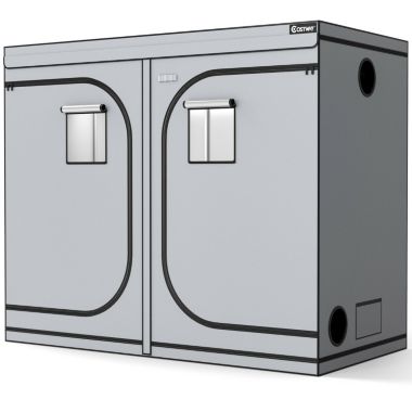 Slickblue 4 x 8 Grow Tent with Observation Window for Indoor Plant Growing-Gray. View a larger version of this product image.