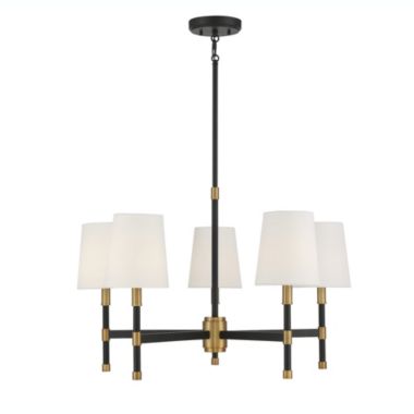 Savoy House Brody 5-Light Chandelier in Matte Black. View a larger version of this product image.
