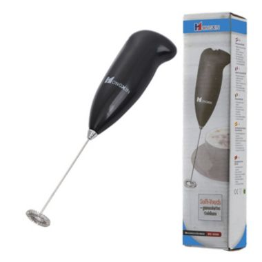Department Store 1pc Stainless Steel Handheld Electric Blender; Egg Whisk; Coffee Milk Frother (Black). View a larger version of this product image.