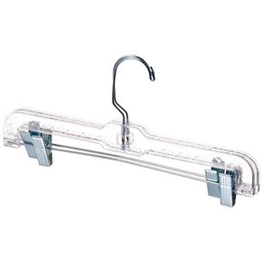 Homz 2 Count Swivel Neck Crystal Cut Pant/Skirt Hanger Silver. View a larger version of this product image.