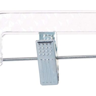 Homz 2 Count Swivel Neck Crystal Cut Pant/Skirt Hanger Silver. View a larger version of this product image.