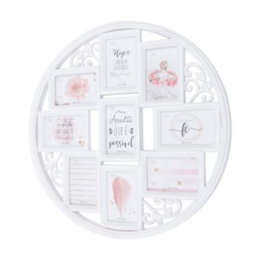 Stock Preferred Wall Collage Picture Frames Round 4x6inch White. View a larger version of this product image.