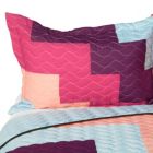 Alternate image 1 for Blancho Bedding Dream Garden Brand New Vermicelli-Quilted Patchwork Quilt Set Full/Queen