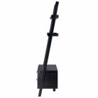 Alternate image 3 for Bellamy 2-Drawer Leaning Shelf, Black