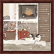 Great Art Now Hot Chocolate Season II by Tara Reed 13-Inch x 13-Inch Framed Wall Art