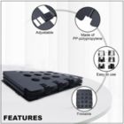 Alternate image 2 for Shop LC Women Black Color Clothes Folder Helper Easy and Fast Folding Boards