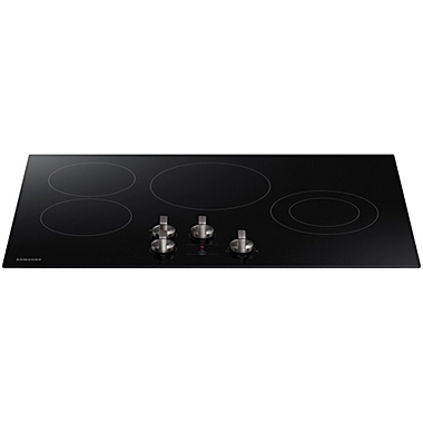 Samsung 30 inch Black 4 Burner Electric Cooktop. View a larger version of this product image.