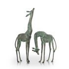 Alternate image 0 for SPI Home Verdigris Finish Cast Aluminum Treetopper Giraffes Garden Sculpture Outdoor Décor